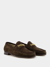 Tom Ford Suede York Chain Loafer