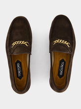 Tom Ford Suede York Chain Loafer
