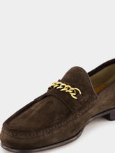Tom Ford Suede York Chain Loafer