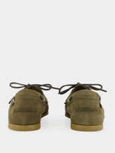 Tom Ford Olive and Amber Robin Suede Loafers