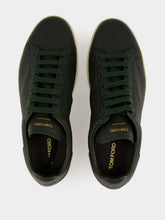 Tom Ford Pine Green Warwick Leather Sneakers
