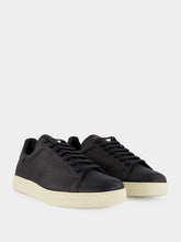 Tom Ford Black Grain Leather Warwick Sneaker