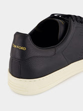 Tom Ford Black Grain Leather Warwick Sneaker