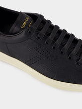 Tom Ford Black Grain Leather Warwick Sneaker