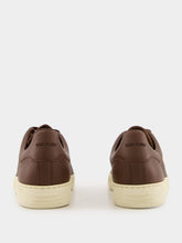 Tom Ford Brown Soft Grain Leather Warwick Sneaker