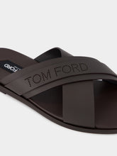Tom Ford Brown Preston Smooth Leather Sandals