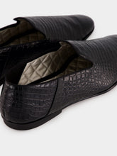 Tom Ford Black Printed Alligator Steven Slipper