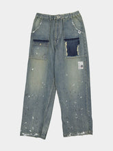 Maison Mihara Yasuhiro Indigo Blue Stripe Denim Bush Pants