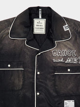 Maison Mihara Yasuhiro Black Sun Faded Satin Shirt