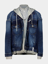 Maison Mihara Yasuhiro Indigo Triple Layered Denim Jacket