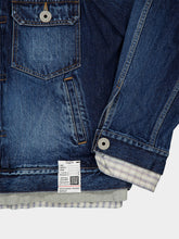 Maison Mihara Yasuhiro Indigo Triple Layered Denim Jacket