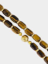 Julietta Donna Tigers Eye Rhodium-Plated Brass Necklace