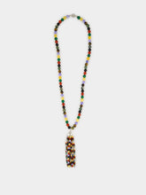 Julietta Multicolour Delfina Agate Tassel Necklace