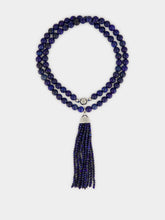 Julietta Navy Delfina Lapis Lazuli Tassel Necklace