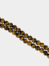Julietta Delfina Tigers Eye Rhodium-Plated Brass Necklace