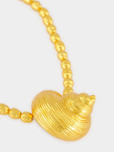 Julietta Gold Mykonos Shell Pendant Necklace