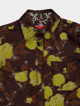 La DoubleJ Devon Brown Floral Silk Jacquard Jacket