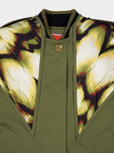 La DoubleJ Solid Green Buttoned Parka in Windsor Cotton