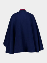 La DoubleJ Solid Blue Double Coat Baker Street Wool Jacket