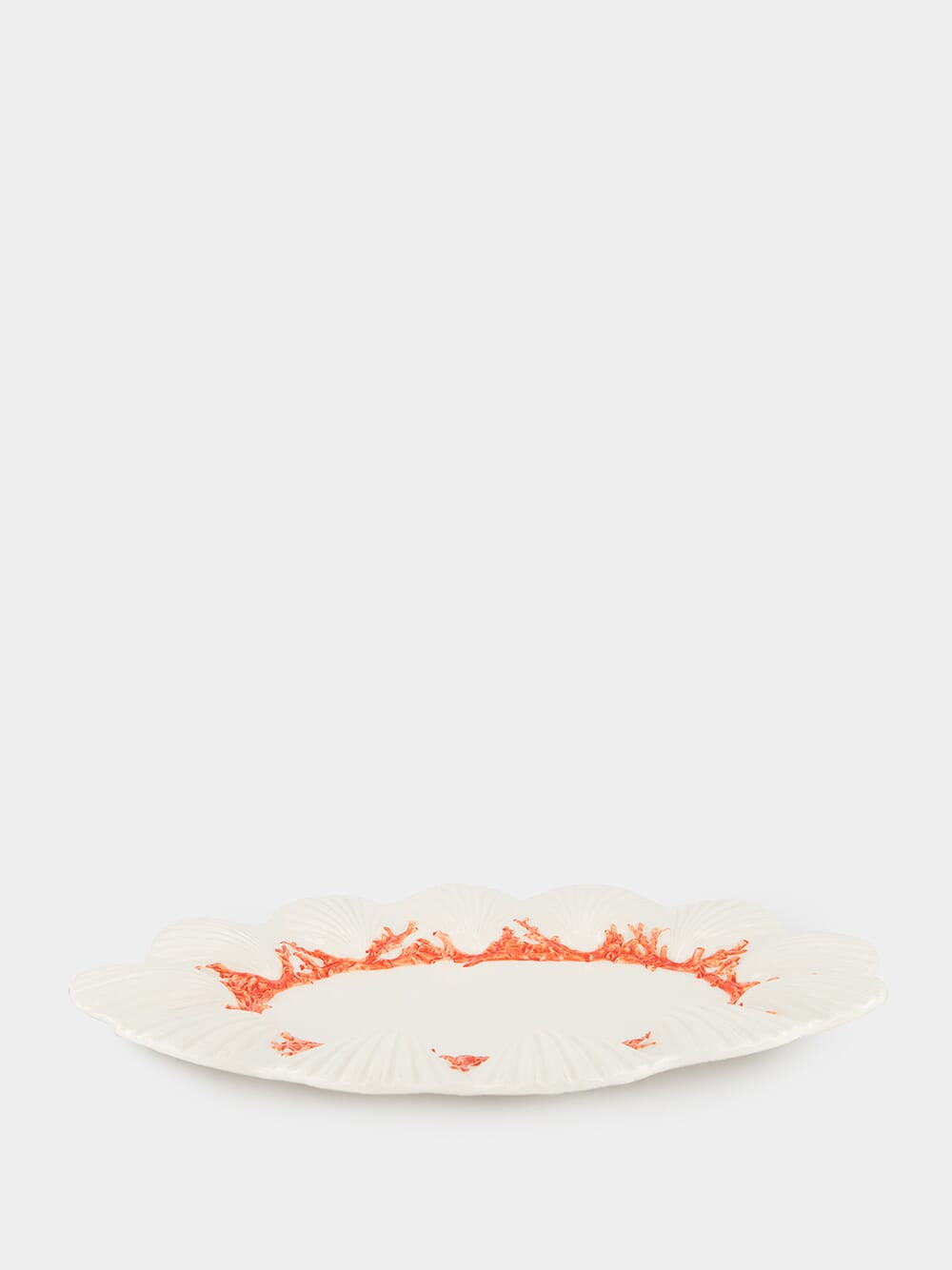 Saint Jacques Coral Ceramic Tray