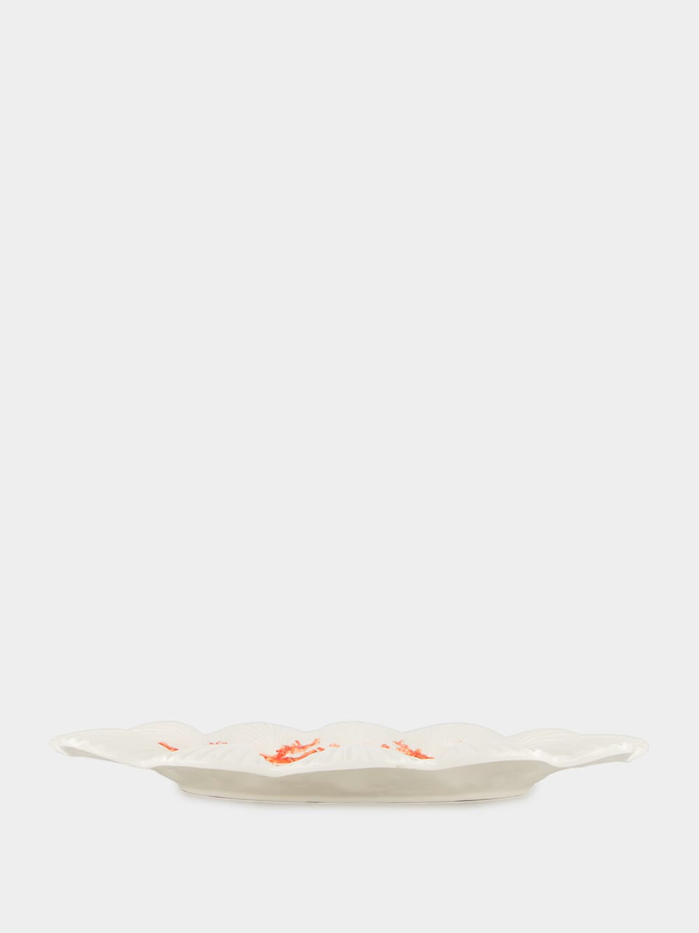 Saint Jacques Coral Ceramic Tray