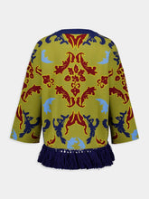 Paula Jade Jacquard Sweat With Fringes