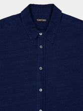 Tom Ford Midnight Blue Cotton Indigo Shirt
