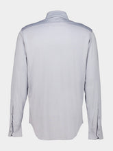 Tom Ford Light Charcoal Silk-Cotton Shirt