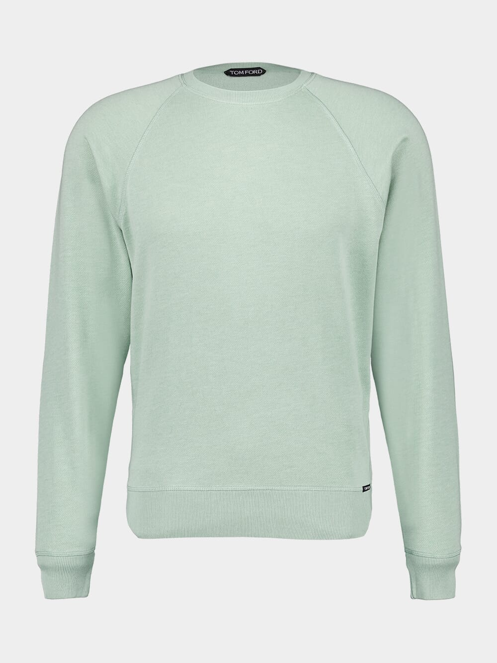 Pistachio Crewneck Cotton Sweatshirt