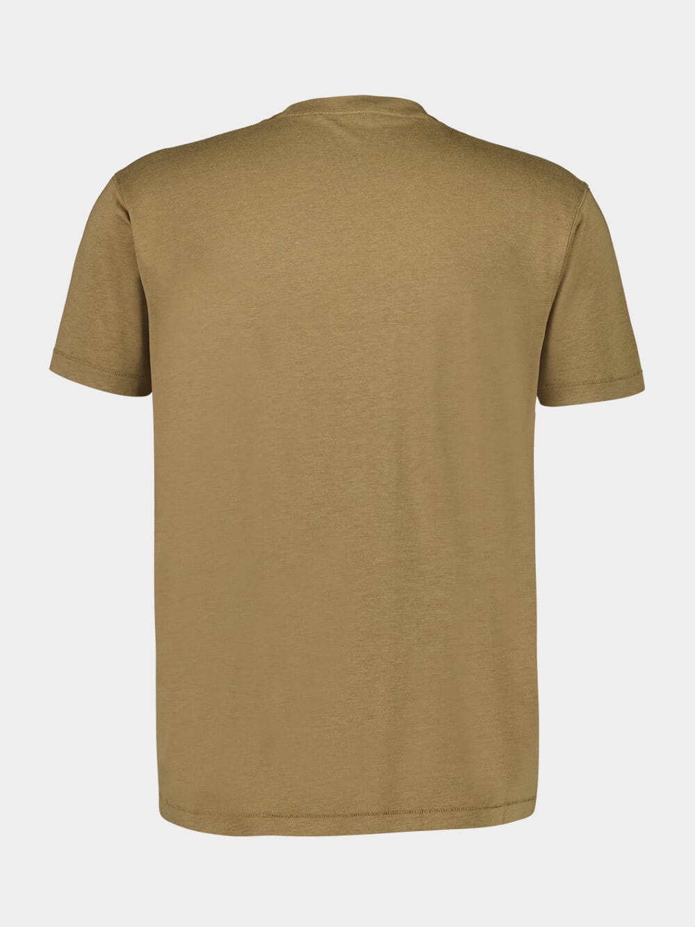 Khaki Brown Crewneck T-Shirt