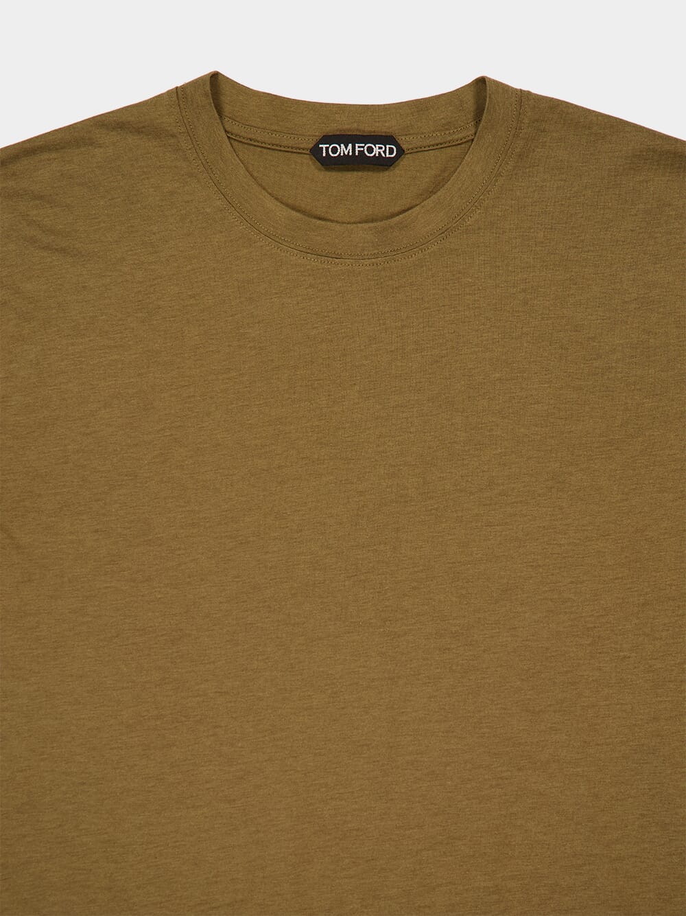 Khaki Brown Crewneck T-Shirt