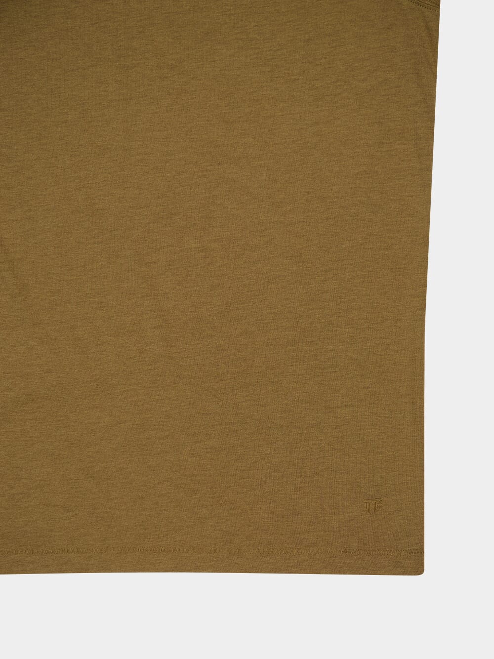 Khaki Brown Crewneck T-Shirt