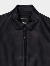 Y-3 Black Pleather Bomber Jacket