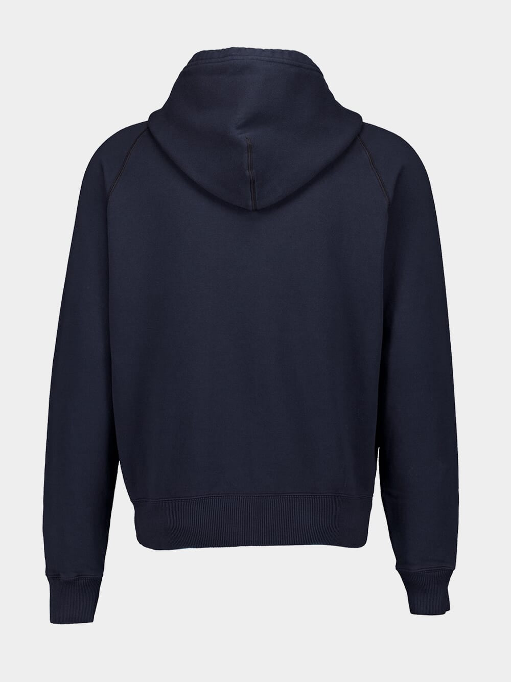 Navy Blue Zip-Up Hoodie