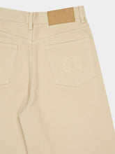 Blazé Milano Nariida Almond Java Wide-Leg Jeans