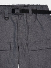Y-3 Grey Wool Cargo Pants