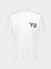 Y-3 White Relaxed Fit Logo T-Shirt
