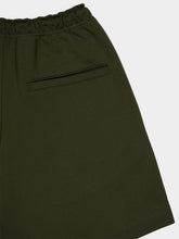 Y-3 Green French Terry Shorts