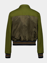 Marni Dusty Olive Wool Bomber Jacket