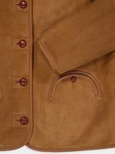 Blazé Milano Tatoosh Camel Curly Shearling Jacket