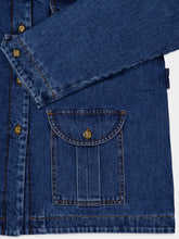 Blazé Milano Nariida Sapphire Sahariana Denim Jacket