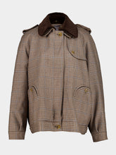 Blazé Milano Saona Beige Chausie Check Wool Jacket