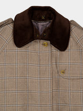 Blazé Milano Saona Beige Chausie Check Wool Jacket