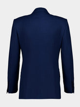 Tom Ford Prussian Blue Double-Breasted Wool Blazer