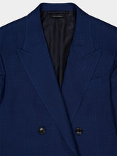 Tom Ford Prussian Blue Double-Breasted Wool Blazer
