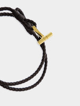 Tom Ford Braided Leather Bracelet
