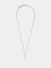 Tom Ford Silver T Pendant Necklace