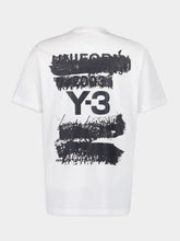 Y-3 Core White Graphic Short Sleeve T-Shirt