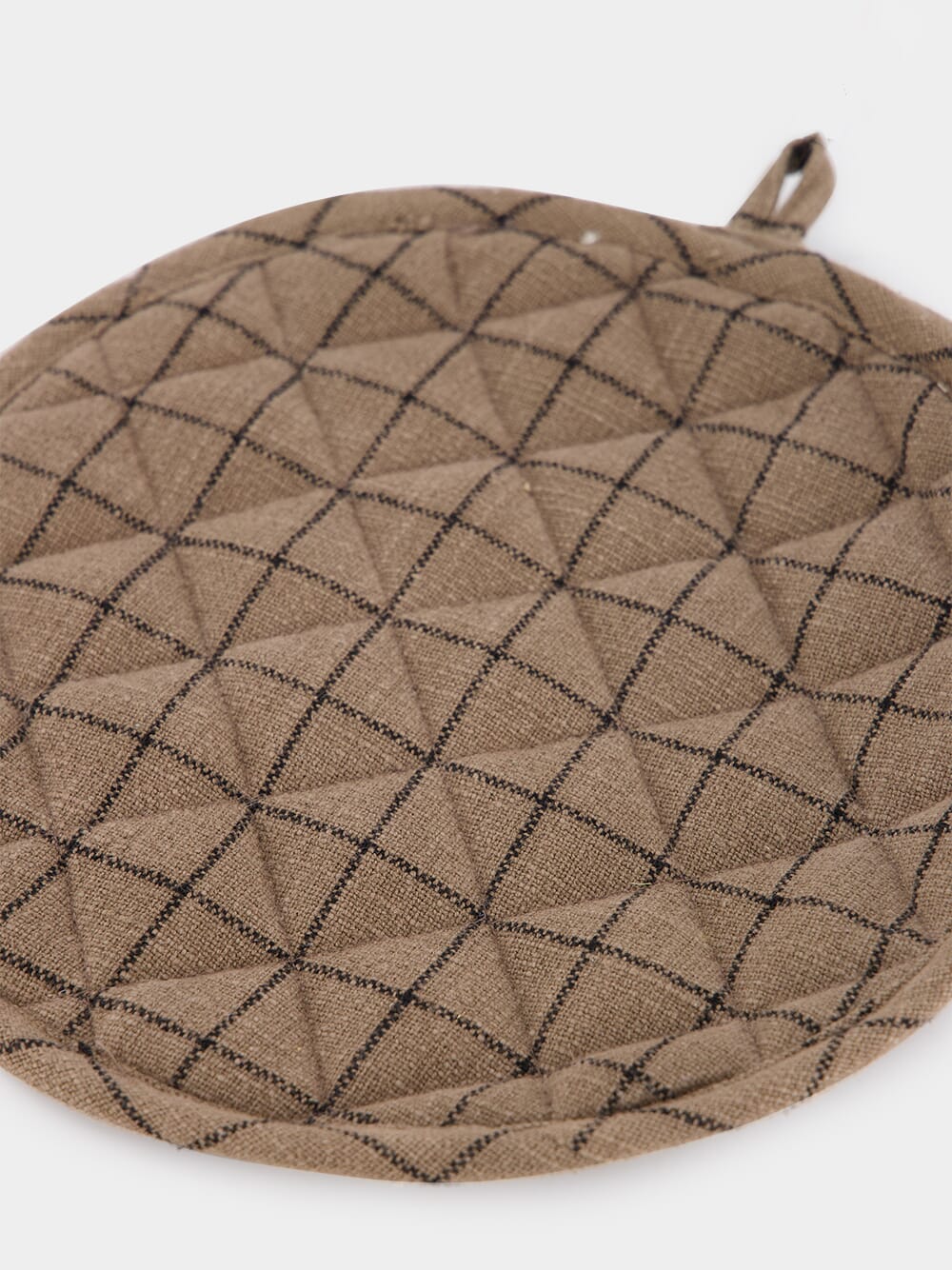 Taupe Quilted Pot Holder