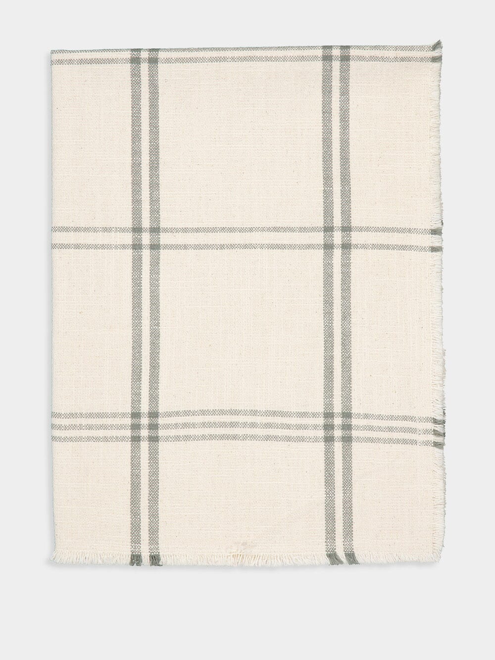 Checked Ecru Kitchen Towel